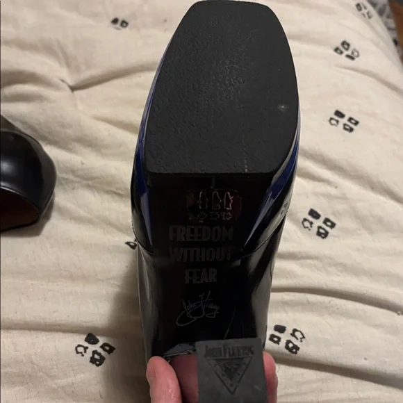 Patent leather platform toe Trinity Zion Fluevog Shoes- Stunning! Worn twice? - Picture 8 of 14